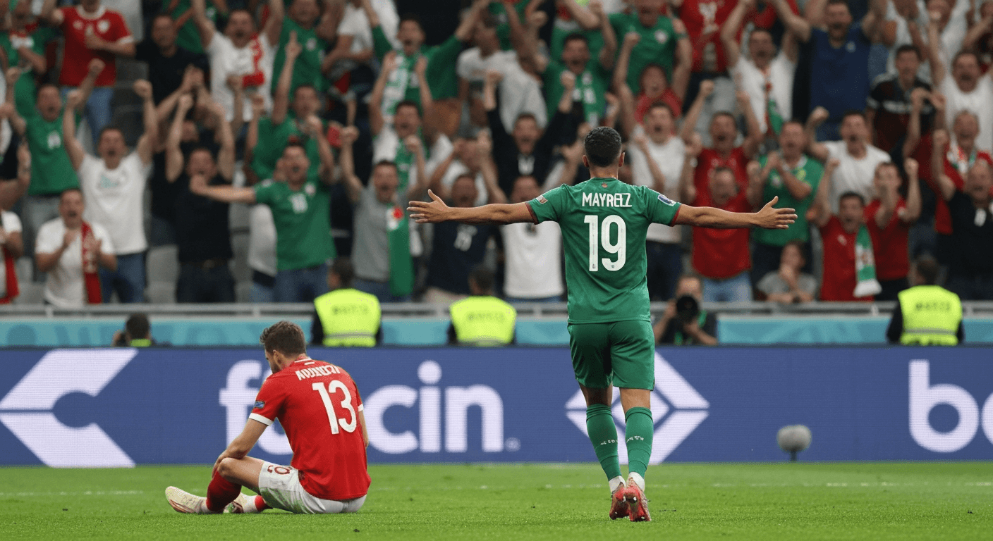 Algeria vs Austria match report